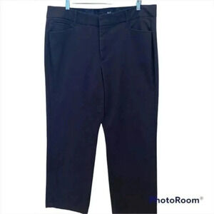 JM COLLECTION Women's Plus Size Comfort Waist High Rise Navy Pants